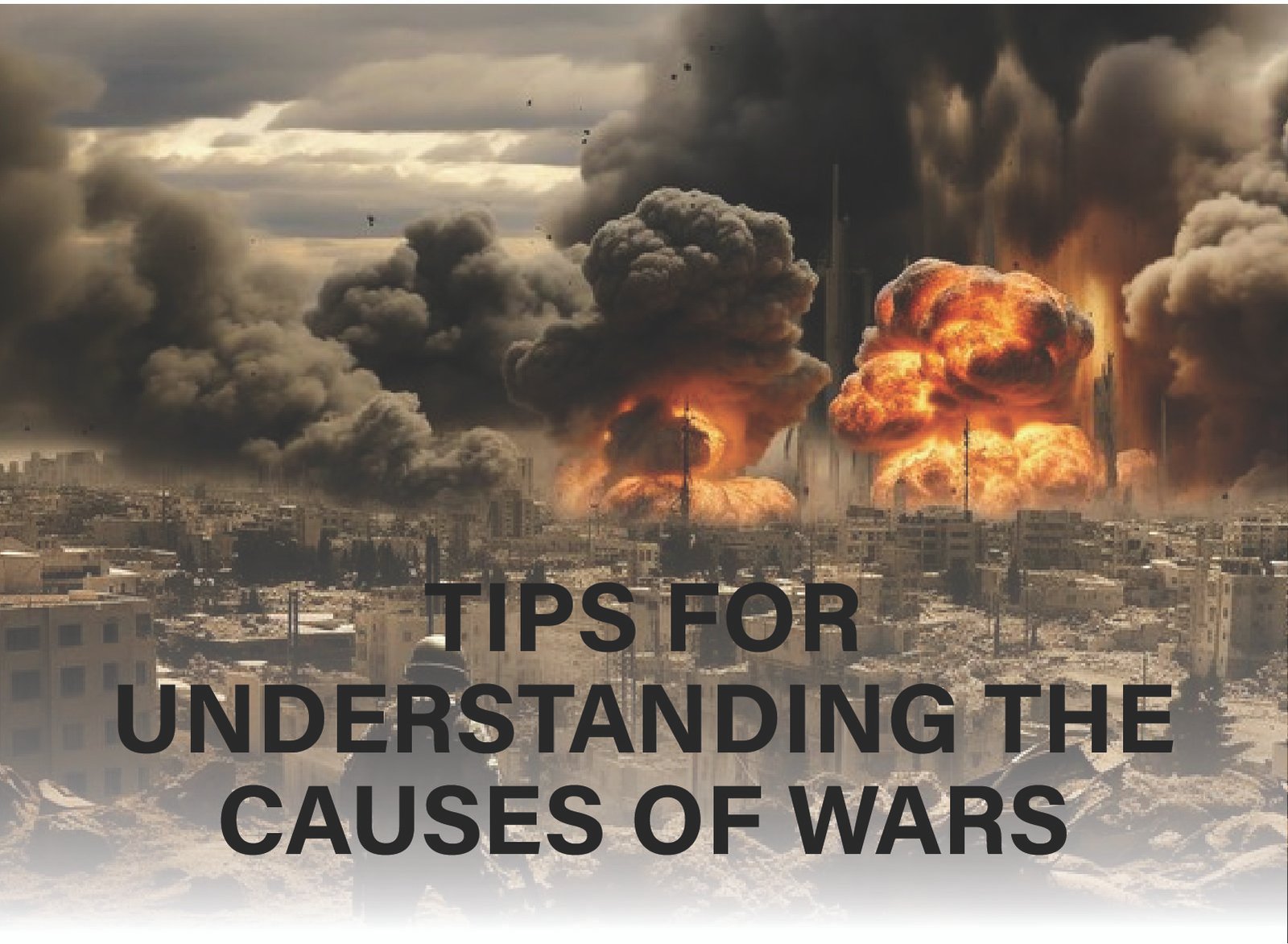Investigate the essential elements which drive wars to occur. Reveal the main political, economic and social forces which generate conflict.