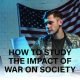 Analyzes historical war documents to explore social, cultural, and economic impacts on civilian life and national identity.