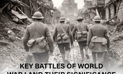 Soldiers in World War I battlefield highlighting major battles and turning points that shaped the Great War