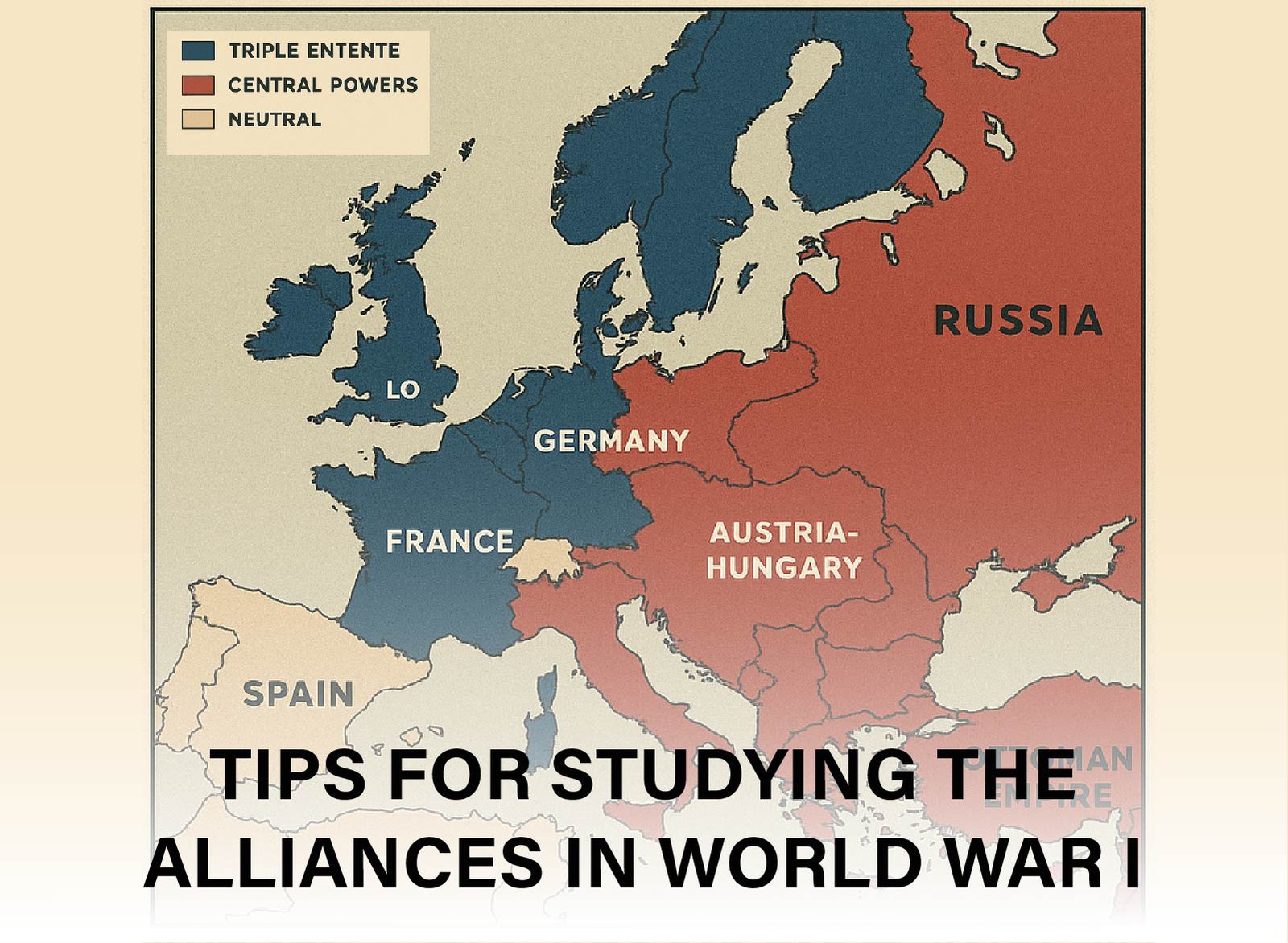 Explore WWI alliances showing Triple Entente and Triple Alliance, revealing how they expanded the global war